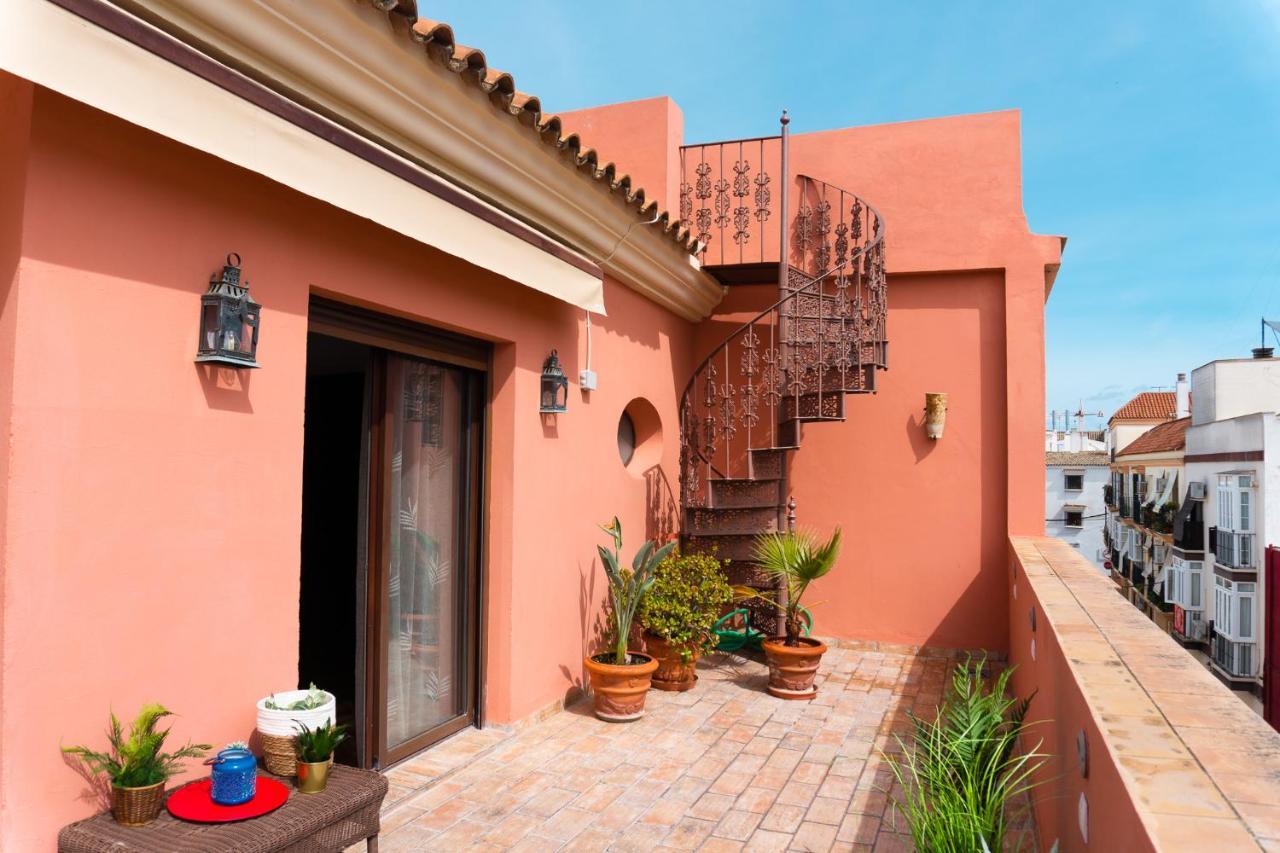 Atico Imperial Garaje Gratis Centrico Terraza Aire Acond Solarium 2 Banos Wifi A 1Minuto De La Plaza Cabildo Apartment Sanlucar de Barrameda Exterior photo
